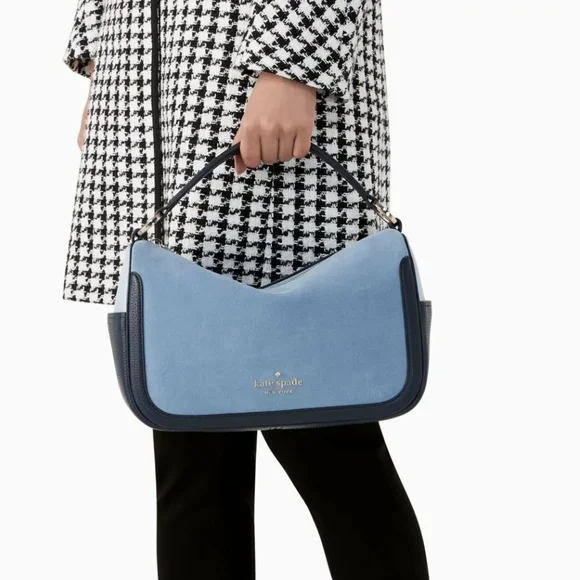 Kate Spade Smoosh Blue Crossbody - Picture 9 of 10
